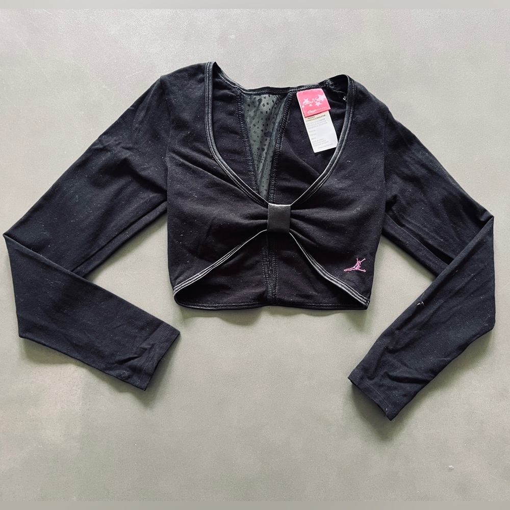 Capezio Black Long Sleeve Ballet Shrug